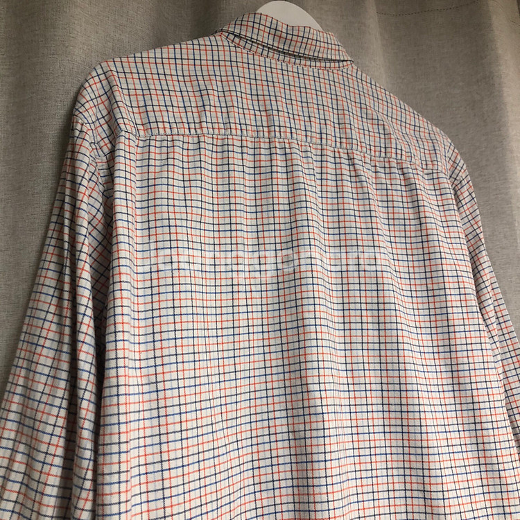 LACOSTE 라코스테 슬림핏 체크 셔츠 size 42--5