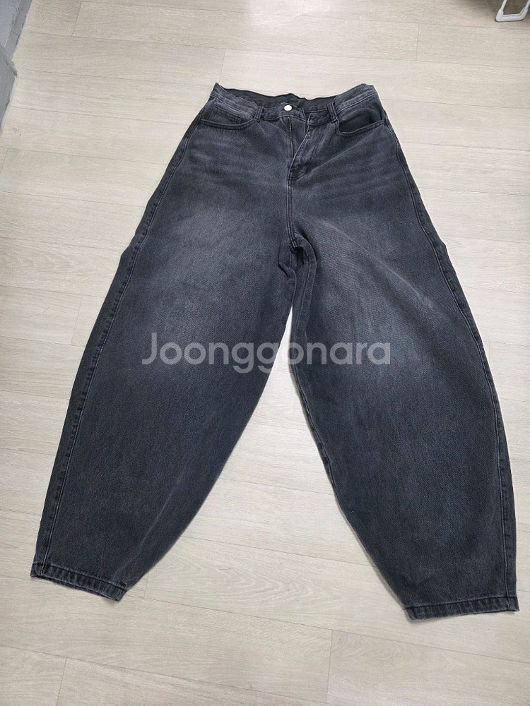 낫포너드 와이드 벌룬데님팬츠 M--1
