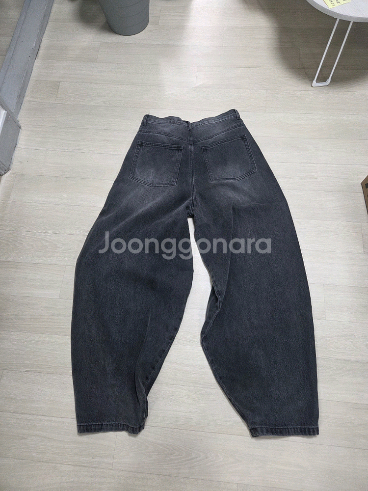 낫포너드 와이드 벌룬데님팬츠 M--2