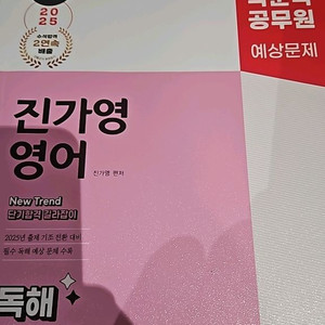 2025 진가영 영어 독해