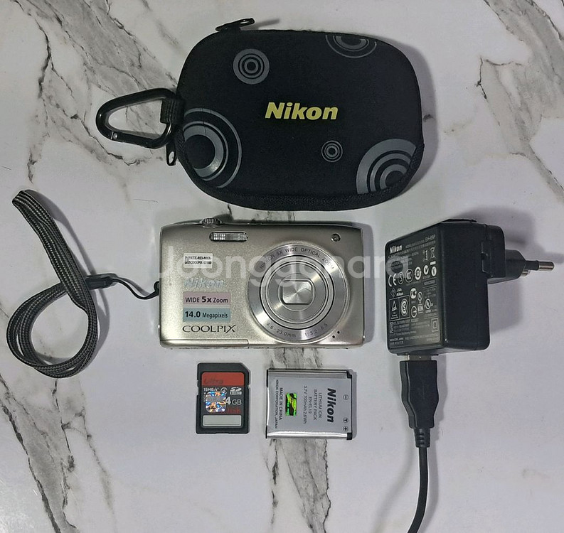 레어템! 니콘 Coolpix S3100 빈티지 카메라--6