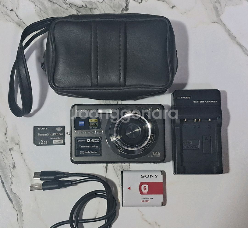 티타늄 에디션! 소니 사이버샷 DSC-W300 디카--6