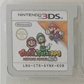 닌텐도 3ds 칩 마리오루이지 rpg 종이 mix 알칩