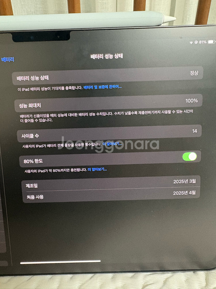 아이패드 프로 11 M4 스페이스블랙 256GB--1