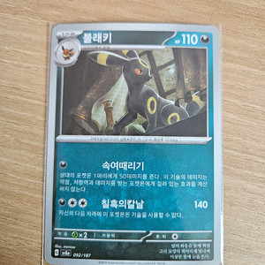 포켓몬카드 블래키