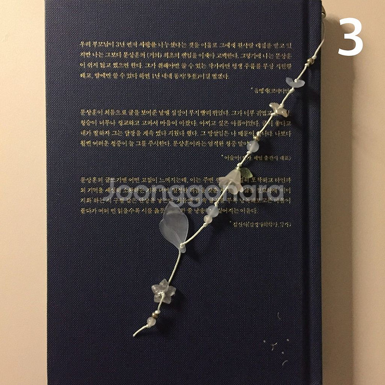 꽃잎 책갈피 (선물 포장 무료)--2