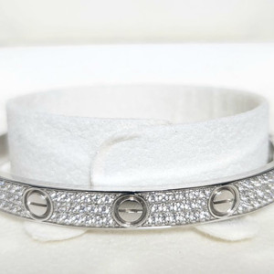 18K 화이트골드 여성팔찌(제작상품)