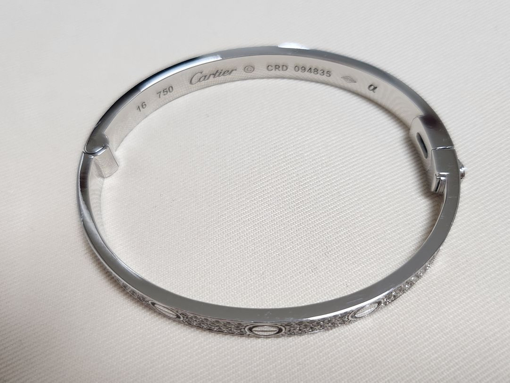 18K 화이트골드 여성팔찌(제작상품) 이미지