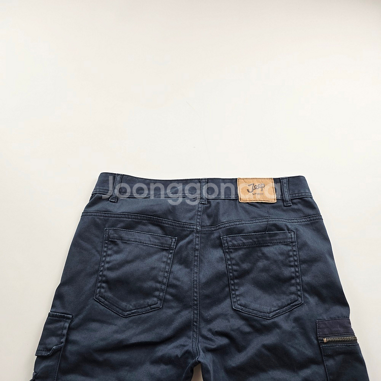 지프 카고바지 스판 진청 사이즈32 R1393--3