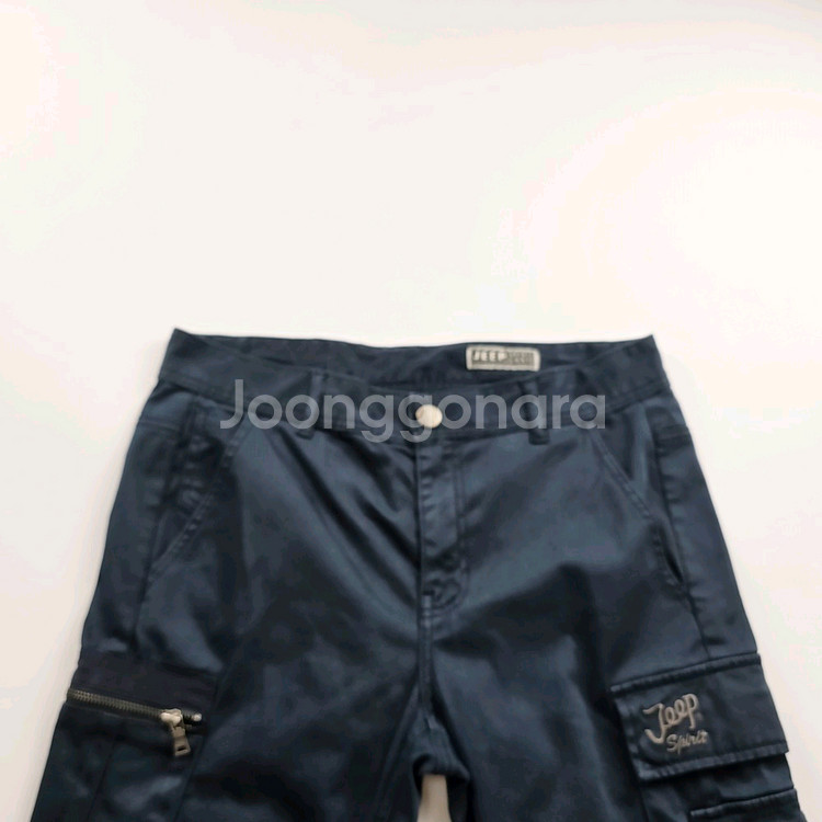 지프 카고바지 스판 진청 사이즈32 R1393--1