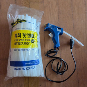글루건 소형 + 글루건 심 소형 새거 110개 몽땅