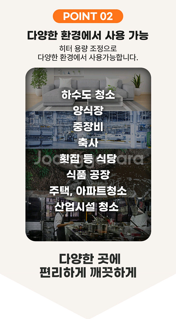 클린온텍 전기식냉온수고압세척기--2