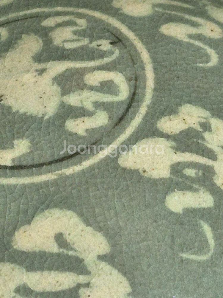 도자기 청자 운학문 매병--8
