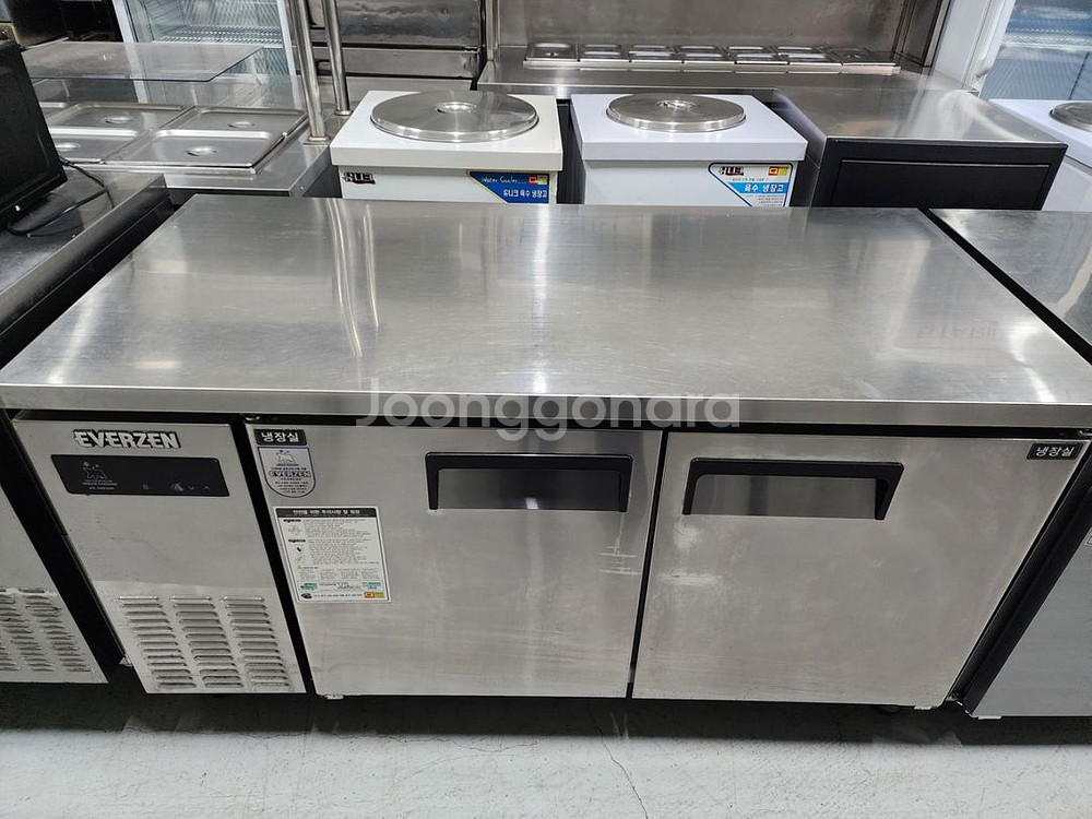 에버잰 1500테이블 냉장고 간냉식 판매 합니다--4