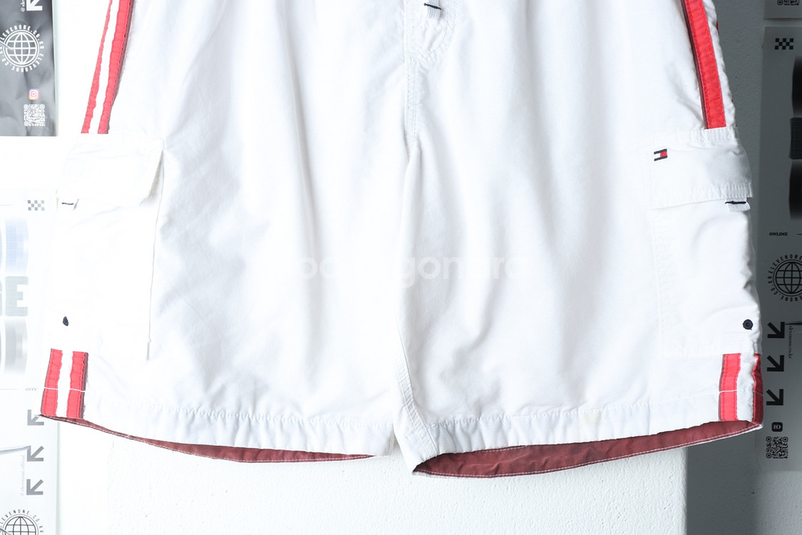 (L-XL) 타미힐피거 반바지 팬츠 카고 밴딩 스윔--3