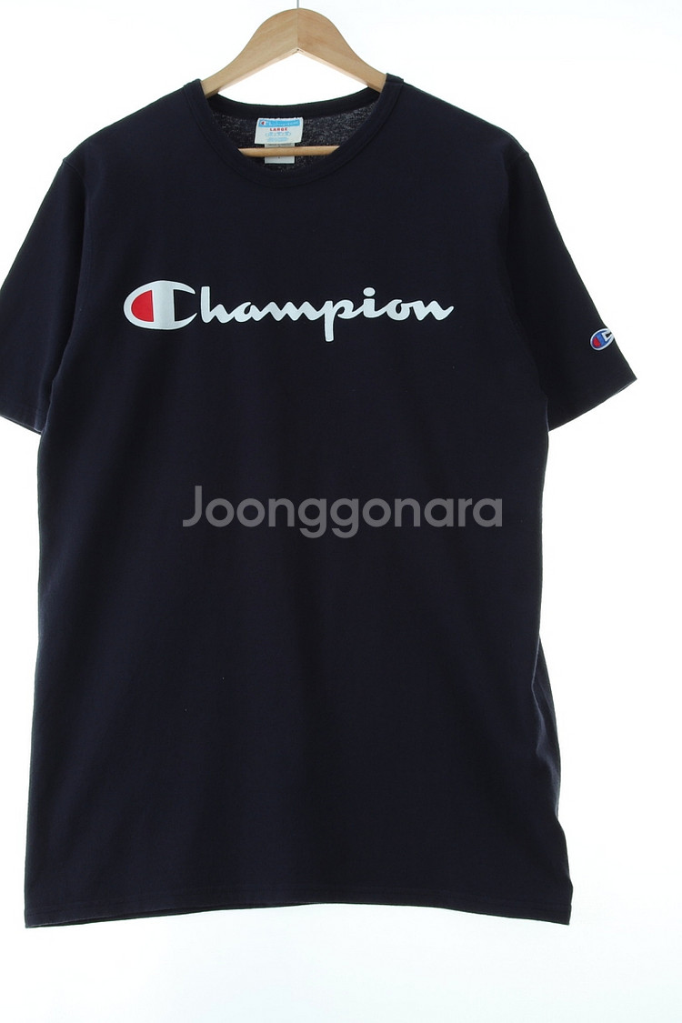 (L-XL) 챔피온 반팔 티셔츠 년대 빅로고--0