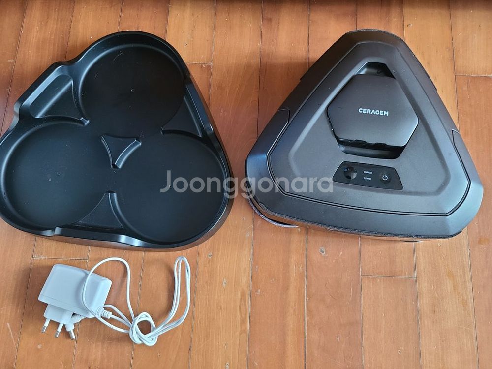 로봇 쎄라젬 쓰리핀 물걸레 청소기(5회사용)--4