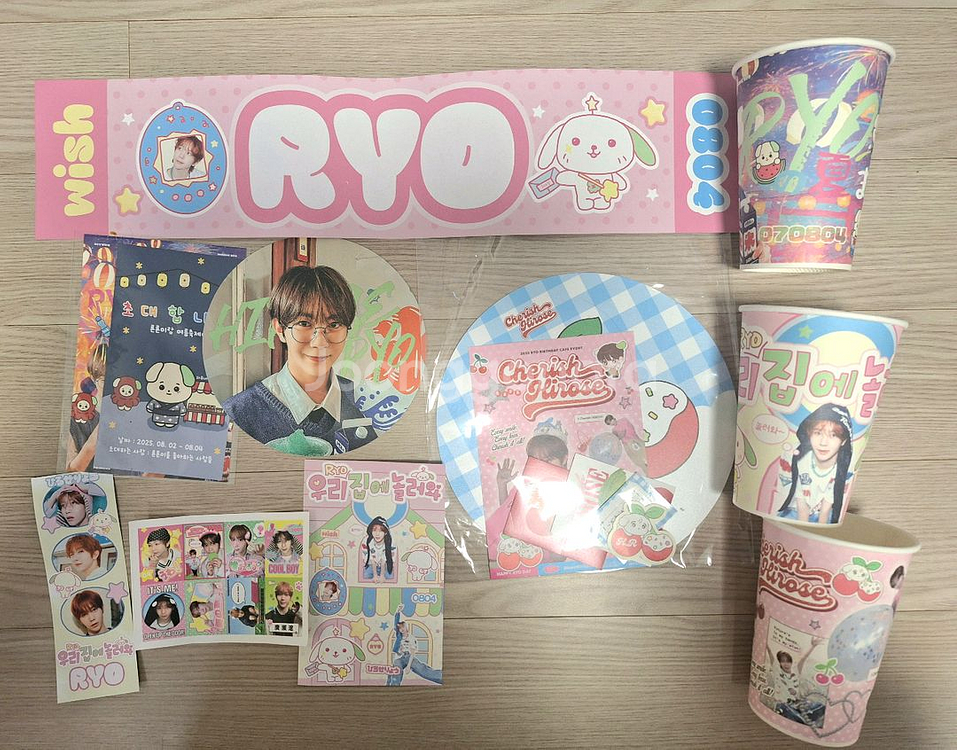 엔시티위시 료 생카 굿즈 일괄--0