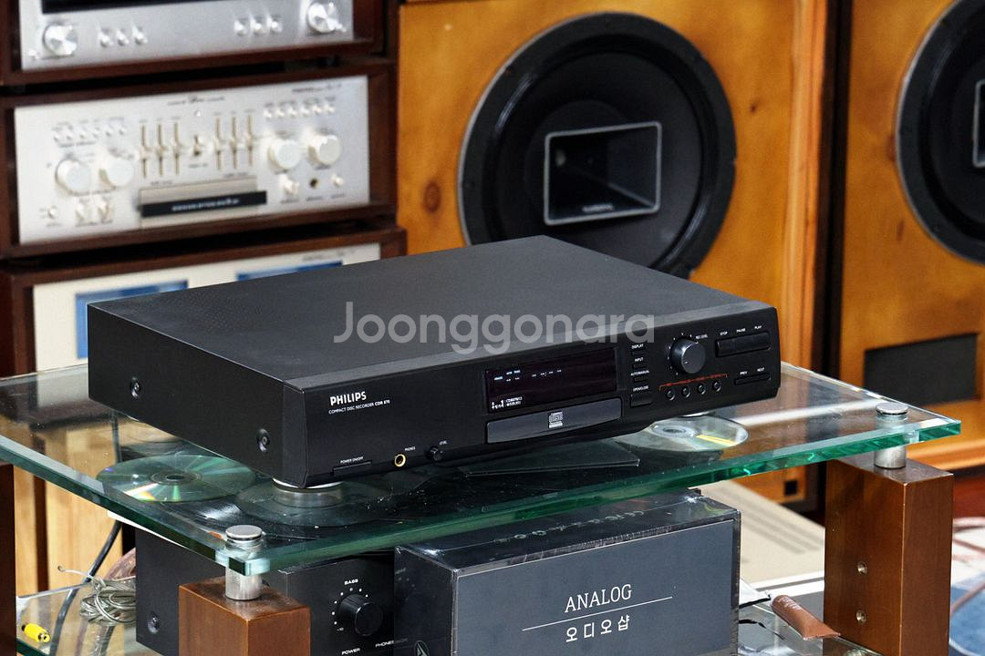 필립스 고급 CD 플레이어.레코더ㅡ민트급.광출력--3