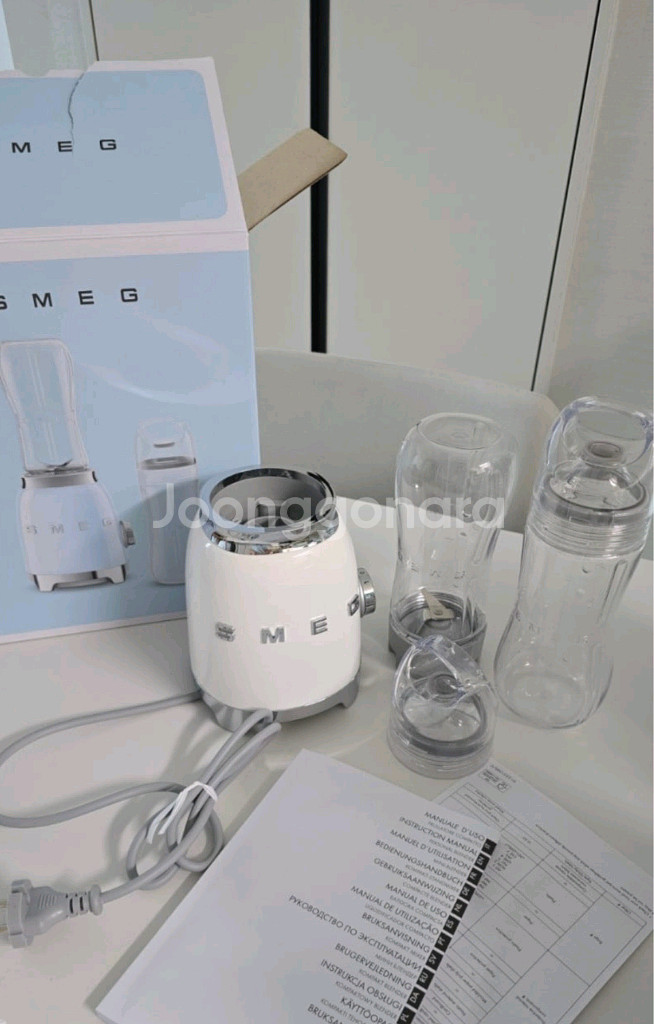 스메그 스탠드믹서 블렌더 화이트--0