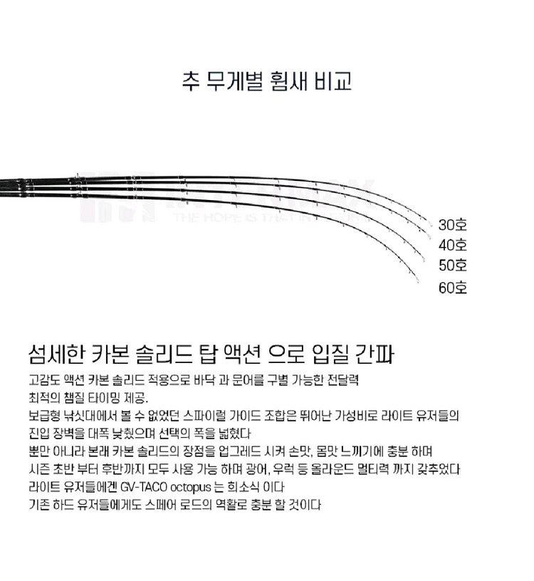 문어선상 카본낚시대 C175MH 스파이럴 가이드--4