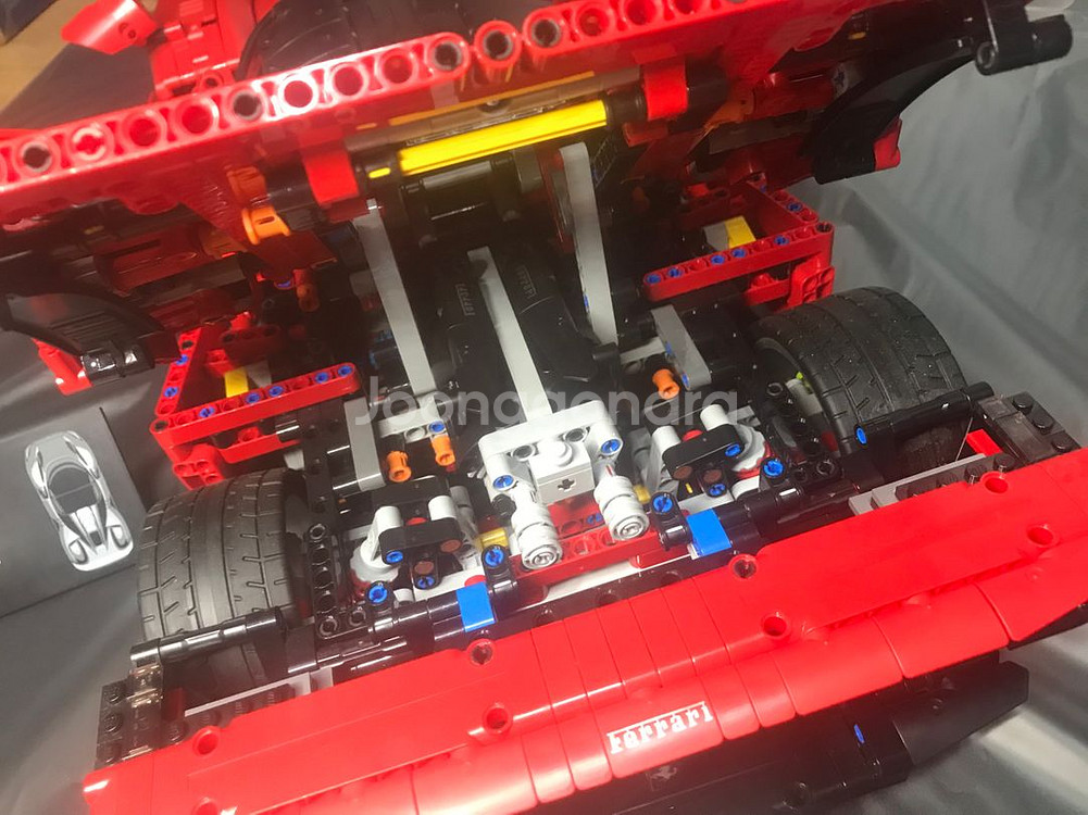 레고 LEGO 42143 페라리 데이토나 SP3 조립--9