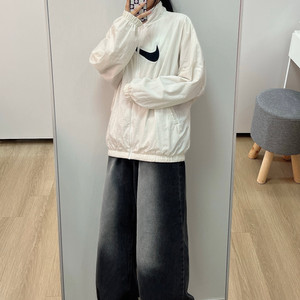 나이키 빅스우시 화이트 바람막이 자켓