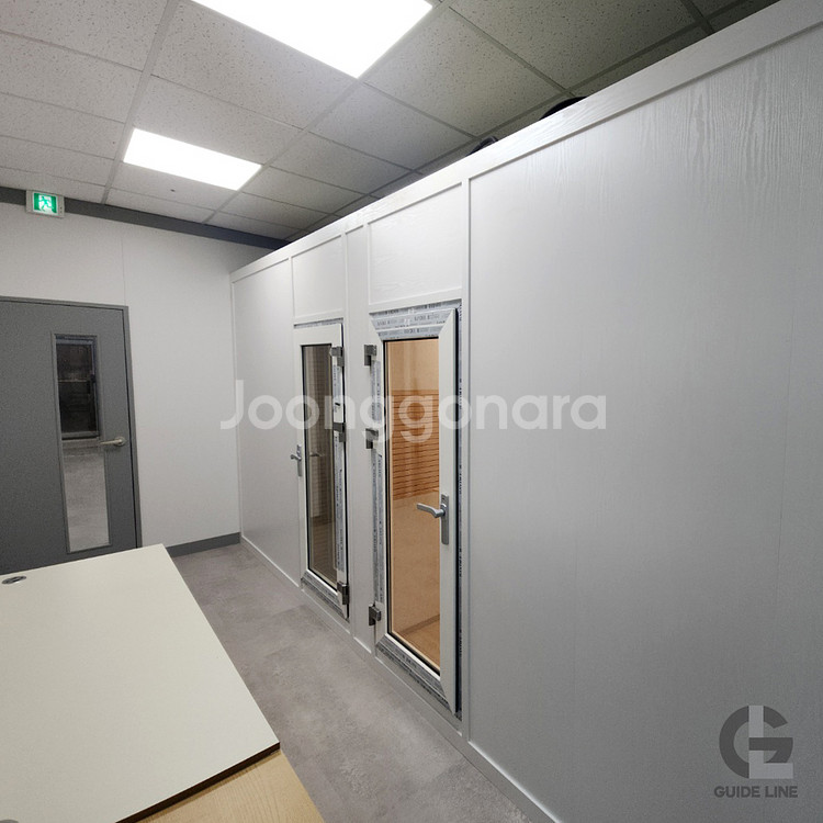 24시간 사용가능 더블 방음부스(사이즈 확장/이전설치)--5