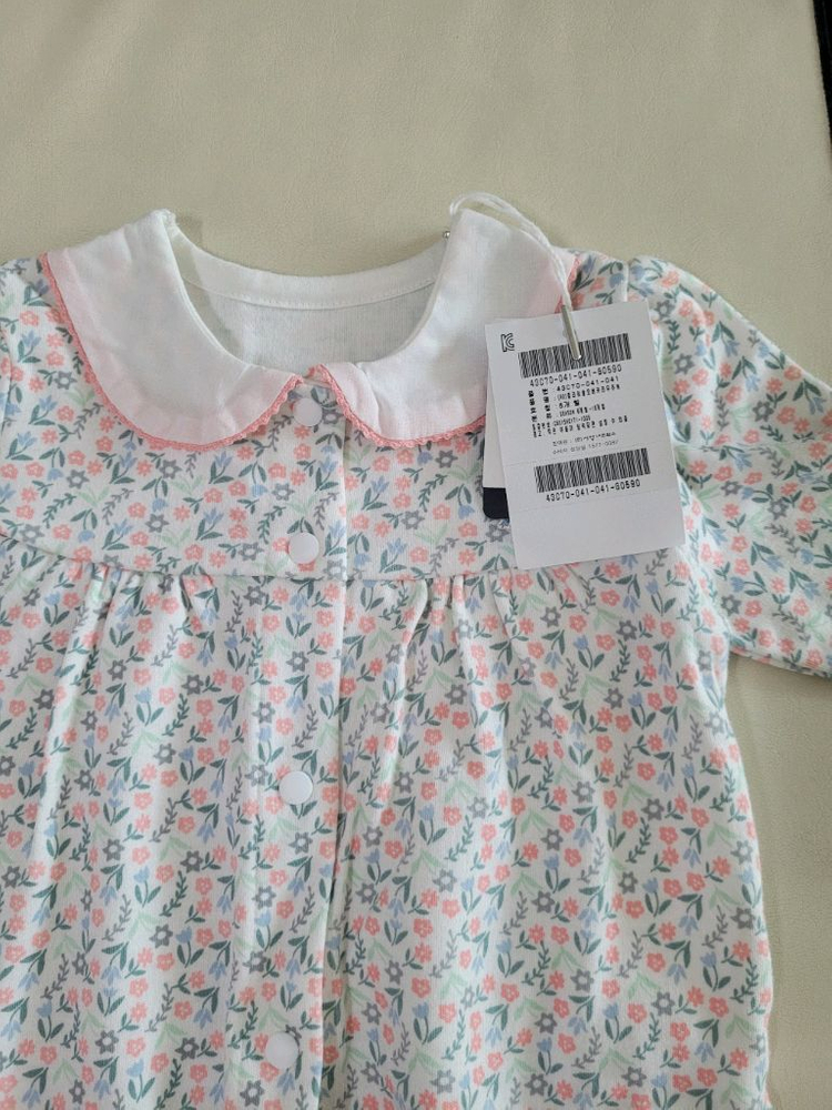 블루독 플라워우주복 새것 택있음--1