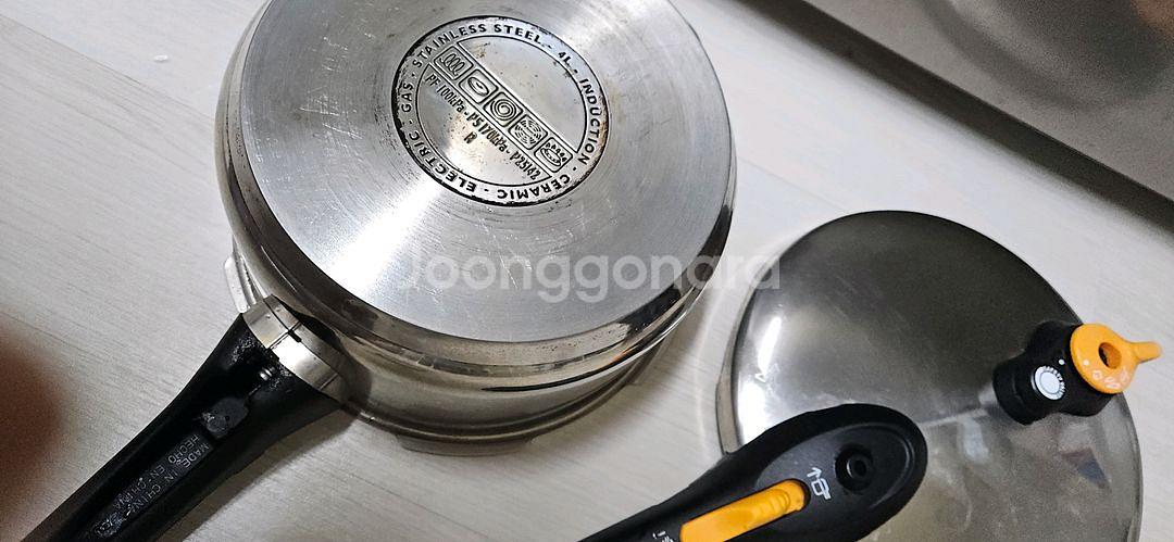 테팔 골드플래티늄 압력밥솥--2