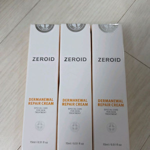zeroid 더마뉴얼 리페어 크림 15ml 3개 일괄