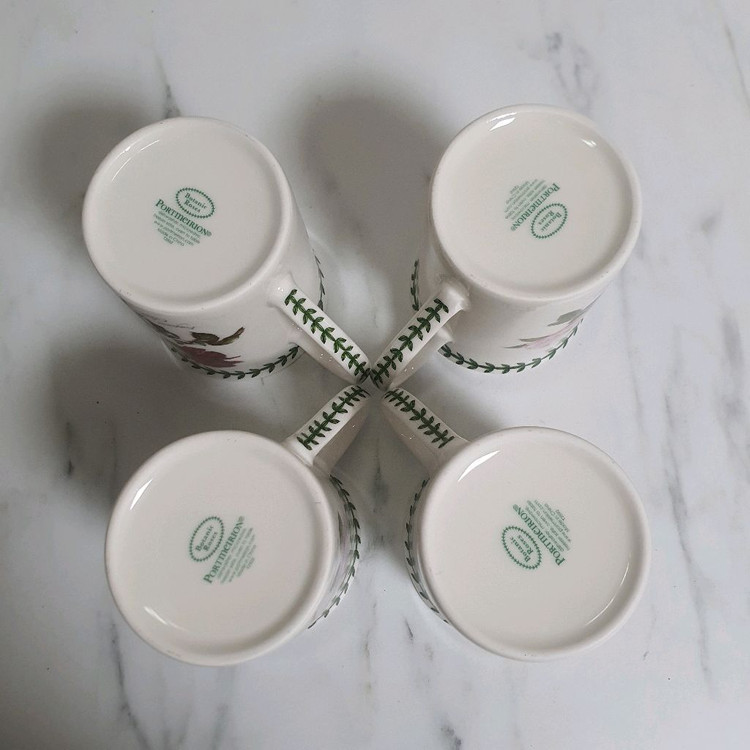 새상품.포트메리온 로즈 머그컵 4p--5