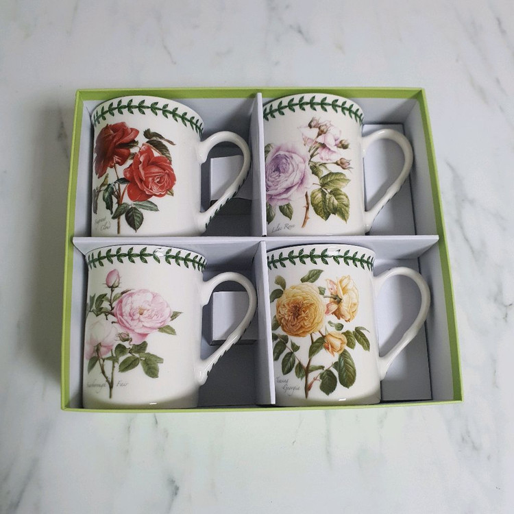 새상품.포트메리온 로즈 머그컵 4p--6