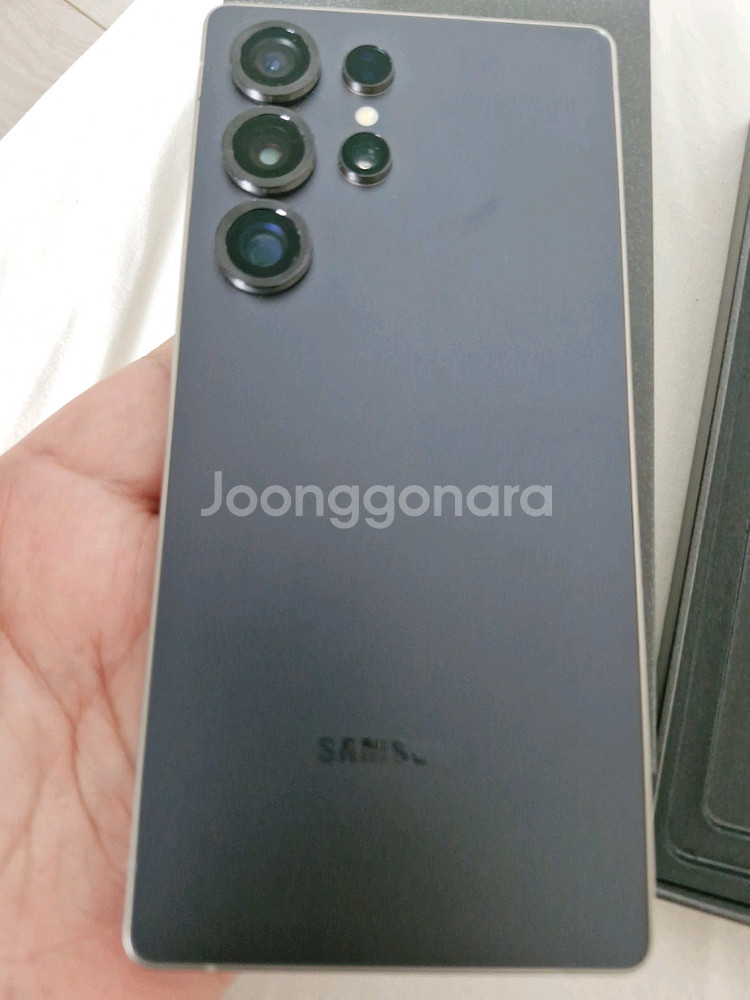 갤럭시 S25 울트라 티타늄 블랙 256GB--2