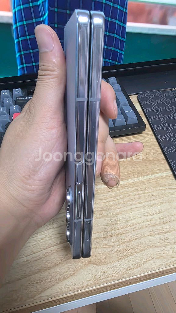 갤럭시 Z 폴드5 블루 자급제--5