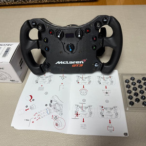 화나텍 맥라렌 gt3 v2 레이싱휠,화나텍cls 2페달