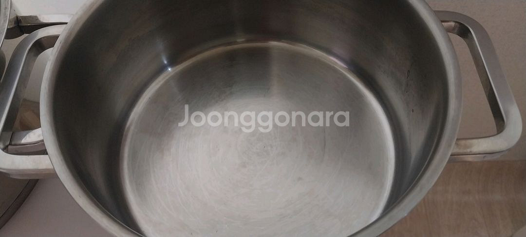 (중고)실리트 2종냄비 팝니다(20/16cm)--4