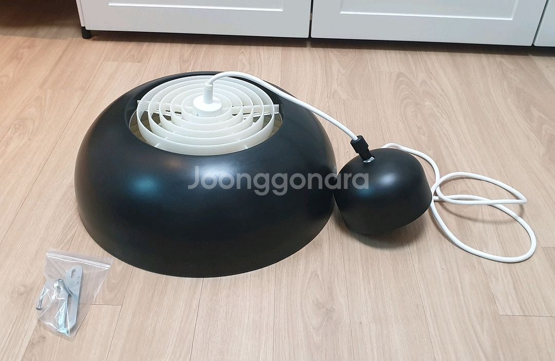 택포)이케아 인테리어 조명, 식탁등, 전등 뉘모네 블랙--1