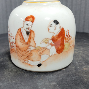[골동품/도자기] 선비 동자문 진사 도자기 필세(j-3