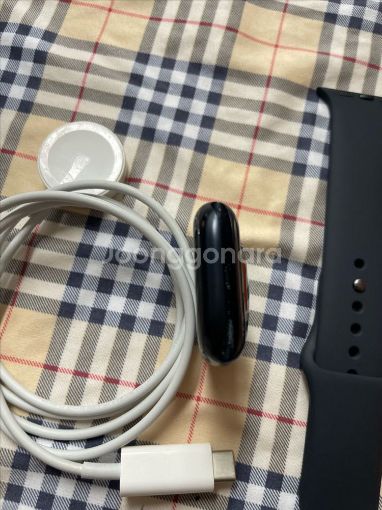 애플워치8 45mm 미드나이트 S급--4