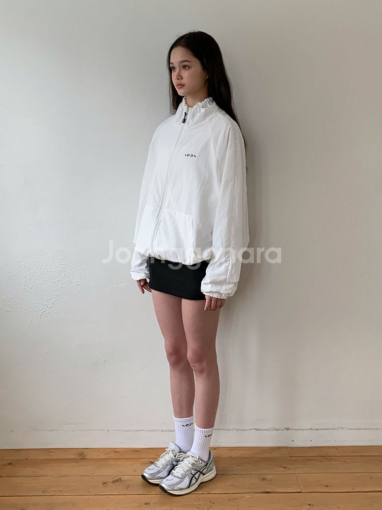 인지액티브 나일론 윈드브레이커 화이트--6