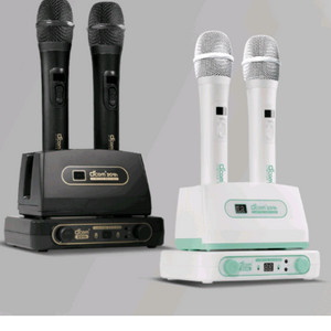 무선마이크 디컴20th 새체품 화이트 색상