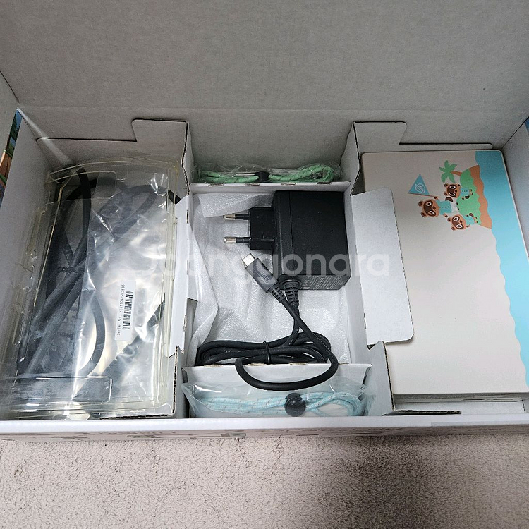 닌텐도 스위치 동숲 에디션 배터리 개선판+링피트(택포)--4
