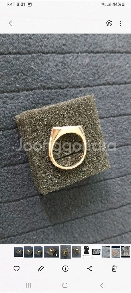랩다이아몬드 14k 반지 새상품--3