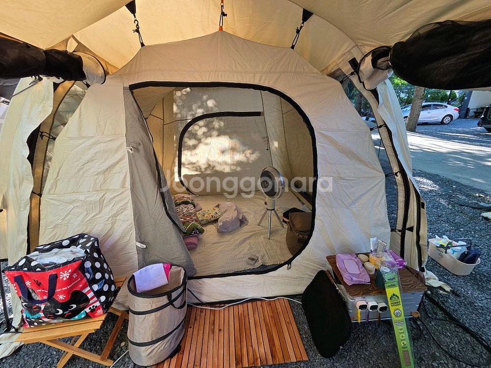 베오르크 면텐트 터널텐트 리빙쉘--6