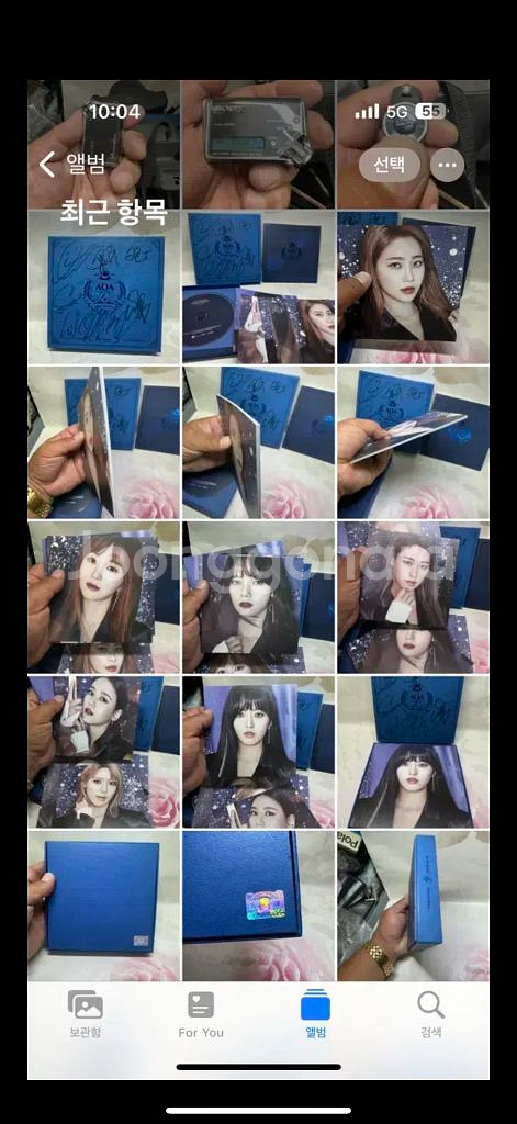 에이오에이 AOA 친필 싸인 앨범 비매--7