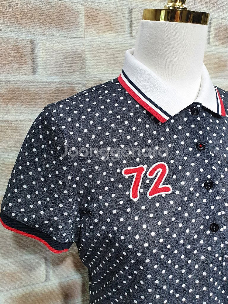 루이까스텔 정품 새것수준 쿨 카라넥 반팔티 95여성--3