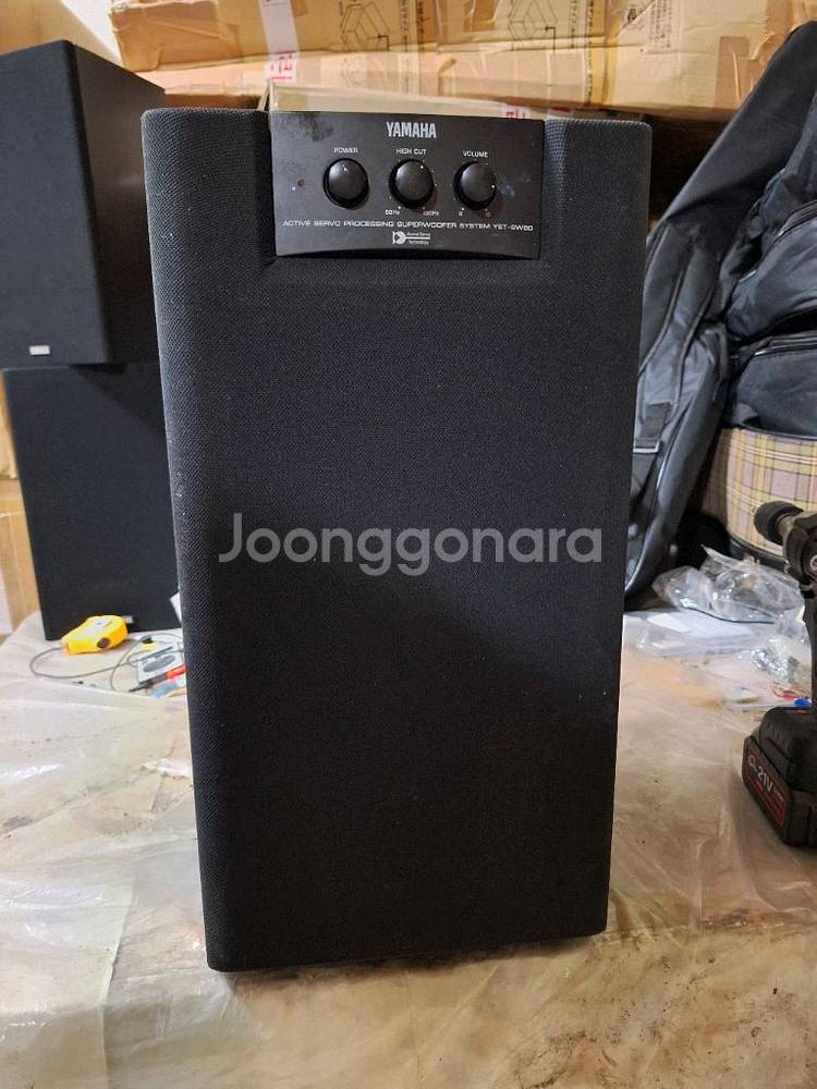 야마하 빈티지 우퍼 앰프 yst-sw60 부품용 하자품--0