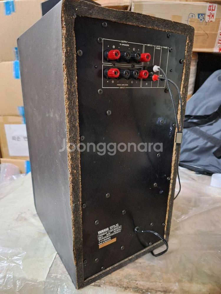 야마하 빈티지 우퍼 앰프 yst-sw60 부품용 하자품--3