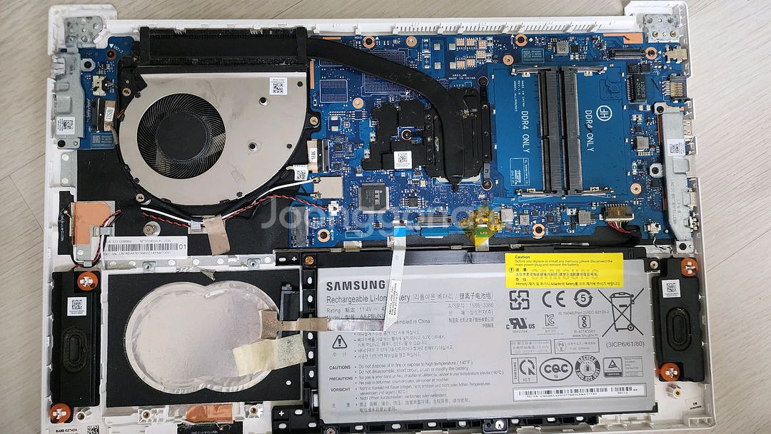삼성 NT550XDA-KC35W i3 11세대 메인보드--0